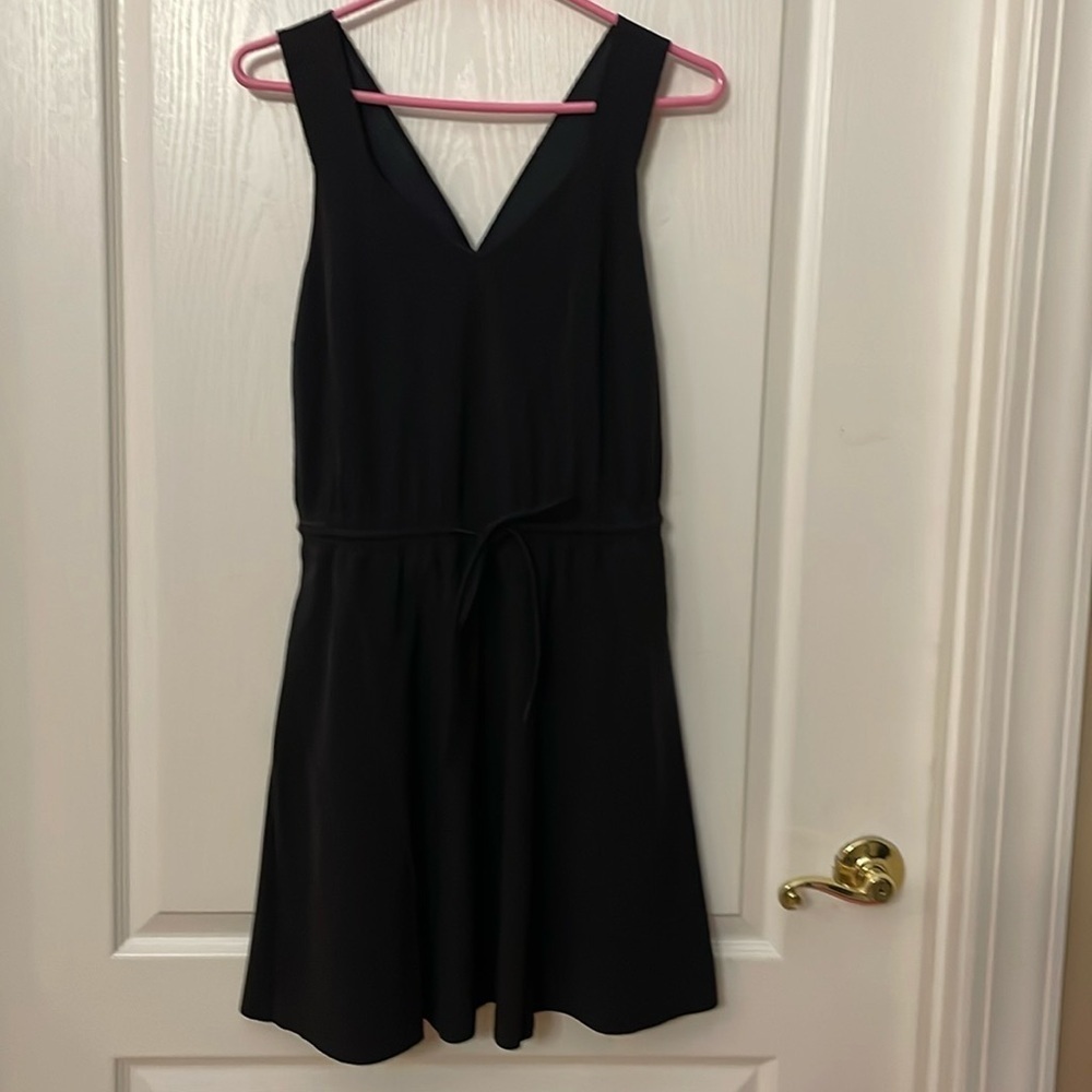Athleta Active Black Savannah Strap Waisted Sleeveless Dress Size extra small